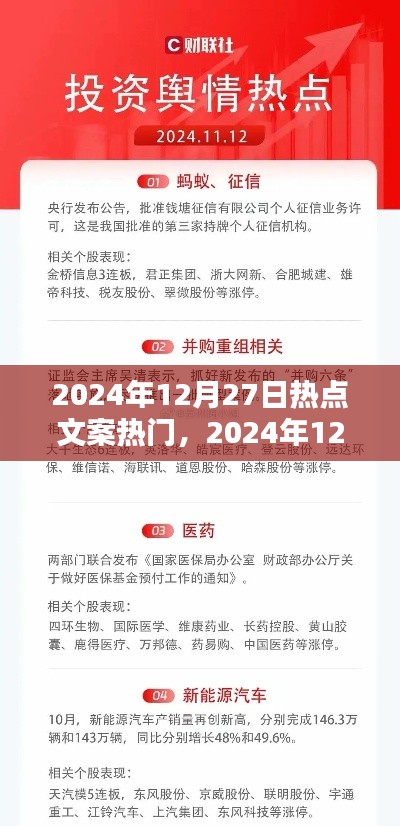 揭秘热点秘籍,掌握2024年12月27日热门文案与话题策略秘籍!
