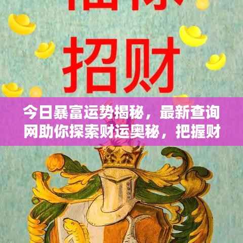 今日暴富运势揭秘,最新查询网助你探索财运奥秘,把握财富机遇之门