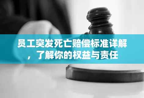 员工突发死亡赔偿标准详解，了解你的权益与责任