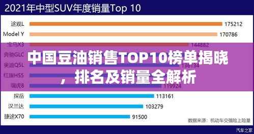 中国豆油销售TOP10榜单揭晓,排名及销量全解析