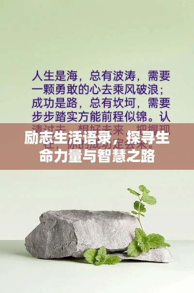 励志生活语录,探寻生命力量与智慧之路
