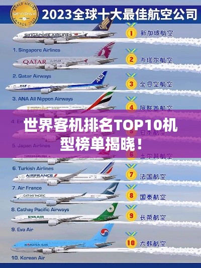 世界客机排名TOP10机型榜单揭晓!