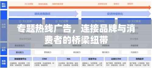 专题热线广告，连接品牌与消费者的桥梁纽带