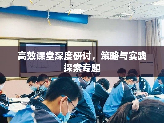 高效课堂深度研讨,策略与实践探索专题