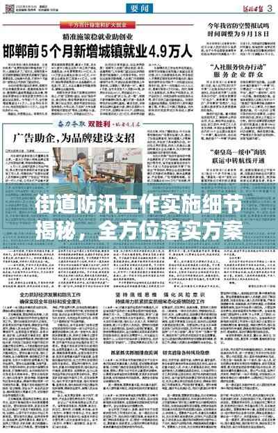 街道防汛工作实施细节揭秘,全方位落实方案保障安全度汛